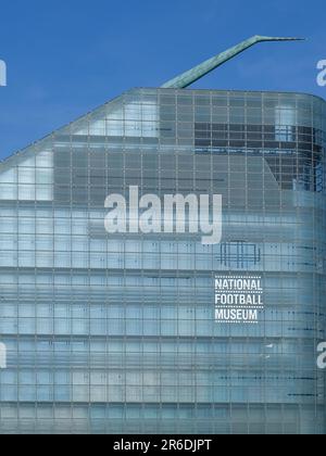 National Football Museum, Manchester, Großbritannien Stockfoto