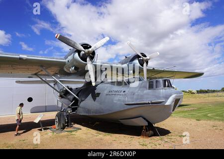 Catalina Flying Boat im Qantas Founders Museum in Longreach, Queensland Stockfoto