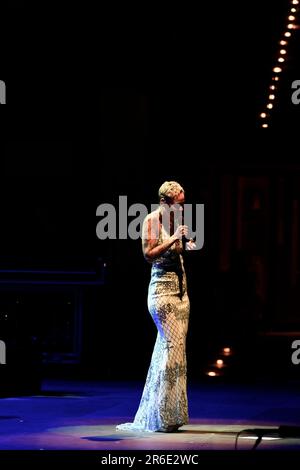 Rom, Italien. 07. Juni 2023. Mariza während der Vorschau von Womad Rome, am 7. Juni 2023 im Cavea des Auditoriums Parco della Musica, Rom, Italien. (Foto: Domenico Cippitelli/NurPhoto) Kredit: NurPhoto SRL/Alamy Live News Stockfoto