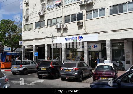 Carrefour City Supermarkt in Israel Stockfoto