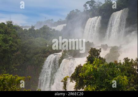 Iguacu Falls, Iguazu Falls, Iguacu Falls, Misiones Province, Argentinien Stockfoto