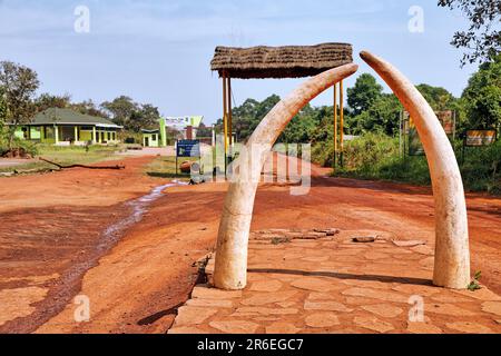 Kichumbanybo-Tor im Murchison Falls Nationalpark Uganda Stockfoto