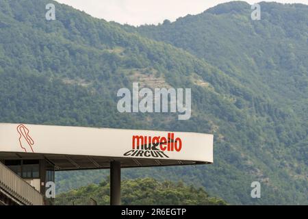 Mugello, Italien. 09. Juni 2023. Eine allgemeine Ansicht der internationalen Rennstrecke Mugello während der Free Practice MotoGP Grand Prix von Italien, MotoGP World Championship in Mugello, Italien, Juni 09 2023 Gutschrift: Independent Photo Agency/Alamy Live News Stockfoto