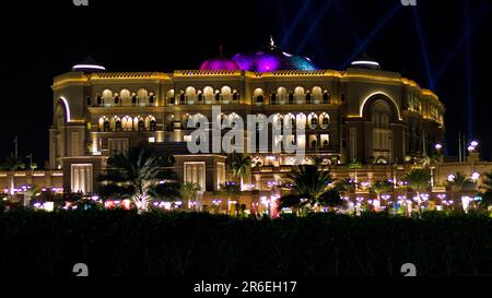 Eines der besten, teuersten und luxuriösesten Hotels der Welt ist in Abu Dhabi Stockfoto