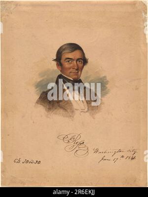 John Ross. Datum: 1841. Aquarell und Tinte auf Papier. MUSEUM: NATIONALE PORTRÄTGALERIE. Stockfoto