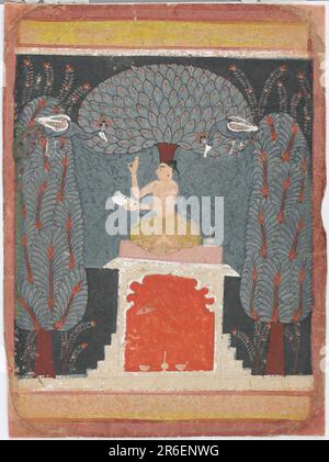 Bangal ragini aus einer Ragamala-Serie. Datum: Ca. 1650. Undurchsichtige Aquarelle auf Papier. Ursprung: Staat Madhya Pradesh, Malwa, Indien. Museum: Freer Gallery of Art und Arthur M. Sackler Gallery. Stockfoto