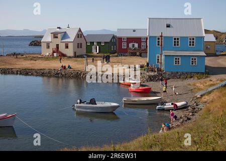 Flatey Island, Breidafjordur Fjord, Breidafjoerdur, Island Stockfoto