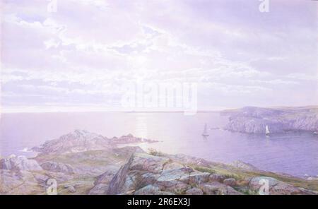 Rocky Cove. Aquarell und Gouache auf Papier. Datum: 1876. Museum: Smithsonian American Art Museum. Stockfoto