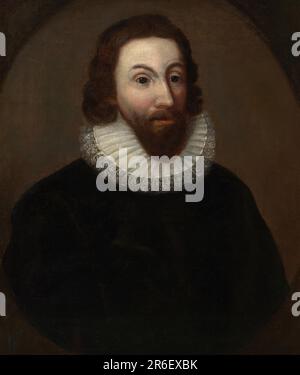 John Winthrop. Öl auf Segeltuch. Datum: ca. 1800 nach einem Gemälde aus dem frühen 17. Jahrhundert. MUSEUM: NATIONALE PORTRÄTGALERIE. Stockfoto