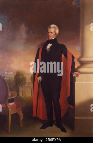 Andrew Jackson. Öl auf Segeltuch. Datum: 1836-1837. Museum: Smithsonian American Art Museum. Stockfoto