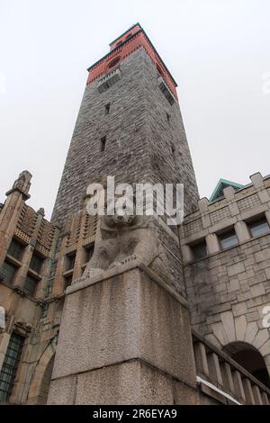 Das Nationalmuseum in Finnland, Helsinki. Auch bekannt als Kansallis museo auf Finnisch und Nationalmuseum in Schweden, ist ein römisches Nationalmuseum. Stockfoto