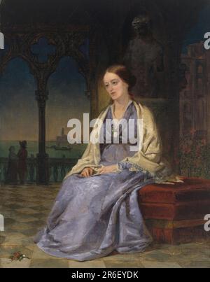 Margaret Fuller. Öl auf Segeltuch. Datum: 1848. MUSEUM: NATIONALE PORTRÄTGALERIE. Stockfoto