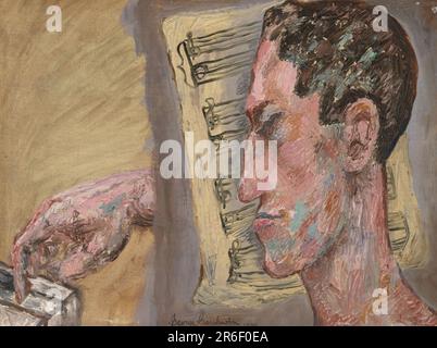 George Gershwin Selbstporträt. Datum: 1934. Öl auf der Leinwand. MUSEUM: NATIONALE PORTRÄTGALERIE. Stockfoto