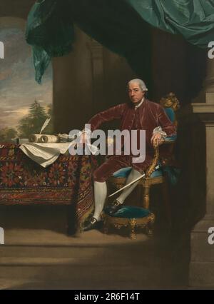 Henry Laurens. Öl auf Segeltuch. Datum: 1782. MUSEUM: NATIONALE PORTRÄTGALERIE. Stockfoto