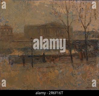 Chambre des Deputes No III Datum: N.V. Öl auf Leinwand. Museum: Smithsonian American Art Museum. Stockfoto