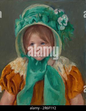 Sara in einem Green Bonnet. Öl auf Segeltuch. Datum: Ca. 1901. Museum: Smithsonian American Art Museum. Stockfoto