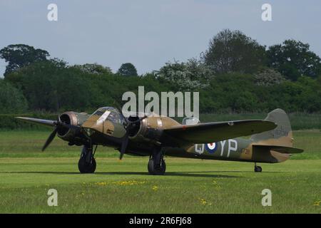 Bristol Blenheim Mk 1 G-BPIV, L6739 in Old Warden, Bedfordshire. Stockfoto