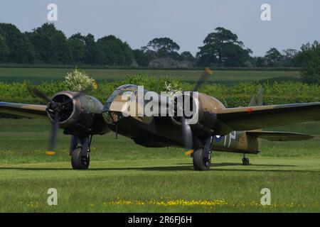 Bristol Blenheim Mk 1 G-BPIV, L6739 in Old Warden, Bedfordshire. Stockfoto