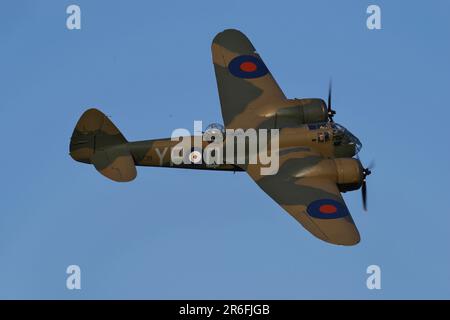 Bristol Blenheim Mk 1 G-BPIV, L6739 in Old Warden, Bedfordshire. Stockfoto