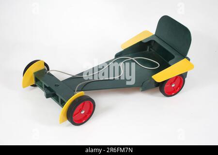 Eine hölzerne Seifenschachtel für Kinder Stockfoto