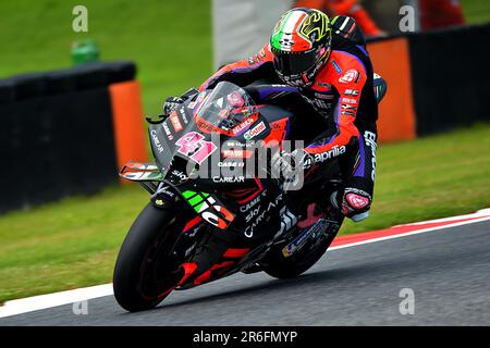 Mugello, Italien. 09. Juni 2023. Mugello International Circuit, Mugello, Italien, 09. Juni 2023, Enea B während der Free Practice MotoGP Grand Prix von Italien – MotoGP World Championship Credit: Live Media Publishing Group/Alamy Live News Stockfoto