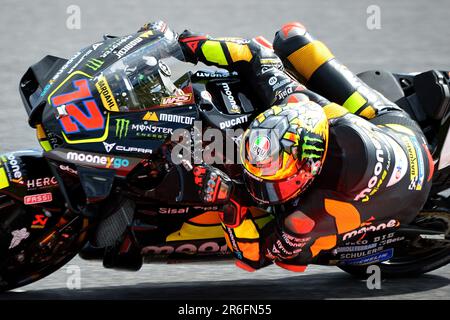 Mugello, Italien. 09. Juni 2023. Mugello International Circuit, Mugello, Italien, 09. Juni 2023, Enea B während der Free Practice MotoGP Grand Prix von Italien – MotoGP World Championship Credit: Live Media Publishing Group/Alamy Live News Stockfoto