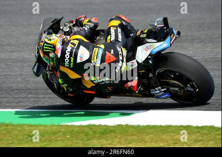 Mugello, Italien. 09. Juni 2023. Mugello International Circuit, Mugello, Italien, 09. Juni 2023, Enea B während der Free Practice MotoGP Grand Prix von Italien – MotoGP World Championship Credit: Live Media Publishing Group/Alamy Live News Stockfoto