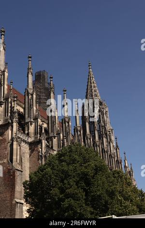 Ulmer Stadt in Deutschland. Stockfoto