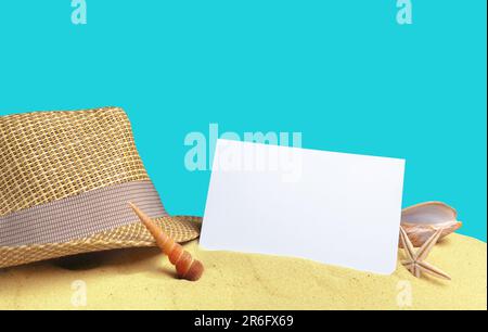 Sommer-card Stockfoto