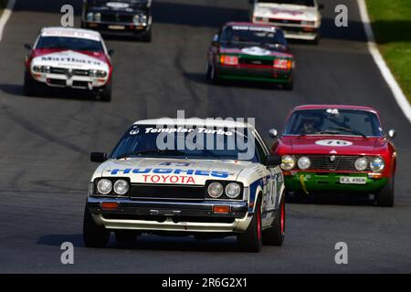 Mark Bevington, Paul Mullen, Toyota Celica, HRDC „Gerry Marshall“ Trophy Series, über 30 Autos auf dem Spielfeld für ein 45-minütiges Rennen mit zwei Fahrern Stockfoto