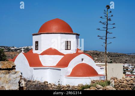 Griechenland, Dodekanes, Insel Kassos, Panagia, Kirche neben dem Sechs-Kirchen-Komplex Stockfoto