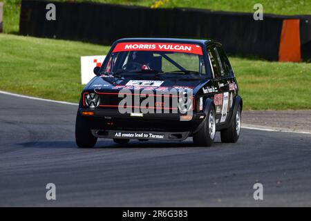 Jim Morris, Mat Jackson, Volkswagen Golf GTi Mk1, HRDC „Gerry Marshall“ Trophy Series, über 30 Autos auf dem Spielfeld für einen vierundvierzig-Minuten-rac für zwei Fahrer Stockfoto