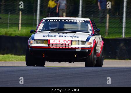 Riorden Welby, Jack Moody, Rover SD1, HRDC „Gerry Marshall“ Trophy Series, über 30 Fahrzeuge auf dem Spielfeld für ein 45-minütiges Rennen mit zwei Fahrern Stockfoto