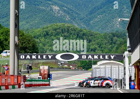 Mugello, Italien. 09. Juni 2023. Mugello International Circuit, Mugello, Italien, 09. Juni 2023, Eine allgemeine Ansicht der Mugello International Circuit während der Free Practice MotoGP Grand Prix von Italien – MotoGP World Championship Credit: Live Media Publishing Group/Alamy Live News Stockfoto