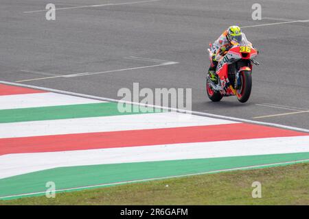 9. Juni 2023; Autodromo Internazionale del Mugello, Scarperia e San Piero, Florenz, Italien; 2023. Italienischer MotoGP Practice Day; Joan mir/Repsol Honda Team Credit: Action Plus Sports Images/Alamy Live News Stockfoto