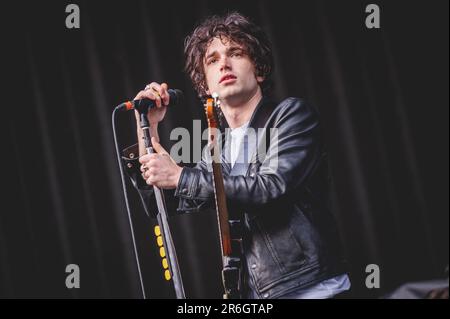 Irish Indie Upstarts Inhaler Support Sam Fender in St. James' Park in Newcastle upon Tyne, Großbritannien. 9. Juni 2023. Kredit: Thomas Jackson/Alamy Live News Stockfoto