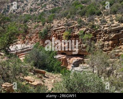 Tolle Landschaft in der Nähe des Paradise Valley in der Region Agadir, Marokko Stockfoto