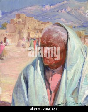 Antonio Concha, der alte Mann von Taos. Öl auf Segeltuch. Datum: 1924. Museum: Smithsonian American Art Museum. Stockfoto