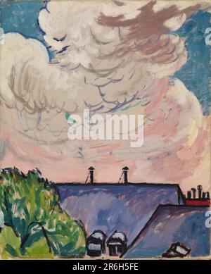 Wolken. Öl auf Segeltuch. Datum: 1910-1912. Museum: Smithsonian American Art Museum. Stockfoto