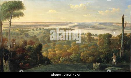 Am Ohio River. Datum: Ca. 1840. Öl auf Leinwand. Museum: Smithsonian American Art Museum. Stockfoto