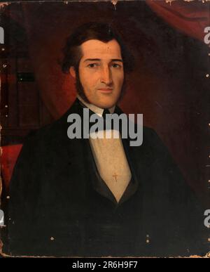 Dr. Ancus Marcius Hoffar. Datum: Ca. 1840. Öle auf pappenförmigen Leinwänden. Museum: Smithsonian American Art Museum. Stockfoto