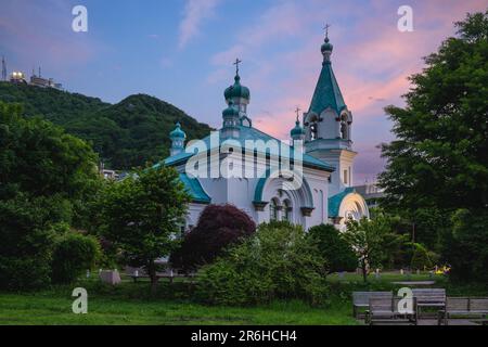 Hakodate Orthodoxe Kirche in Hakodate, Hokkaido, Japan Stockfoto