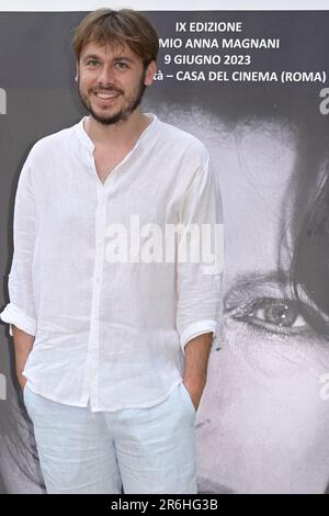 Rom, Italien. 09. Juni 2023. Filippo Laganà besucht die Fotogelegenheit von Premio Anna Magnani in der Casa del Cinema Villa Borghese. (Foto: Mario Cartelli/SOPA Images/Sipa USA) Guthaben: SIPA USA/Alamy Live News Stockfoto