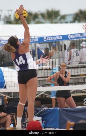 NCAA Beach Volleyball Championships 2023 in Gulf Shores, Alabama, USA Stockfoto