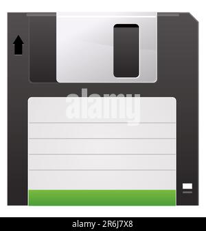 Vektordiskettenmedien Stock Vektor