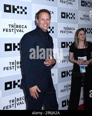 9. Juni 2023, New York, New York, USA: Sam Heughan besucht das Tribeca Film Festival 2023: „Outlander“ Season 7 Weltpremiere im OKX Theatre im BMCC Tribeca Performing Arts Center in New York. (Kreditbild: © Photo Image Press via ZUMA Press Wire) NUR ZUR REDAKTIONELLEN VERWENDUNG! Nicht für den kommerziellen GEBRAUCH! Stockfoto