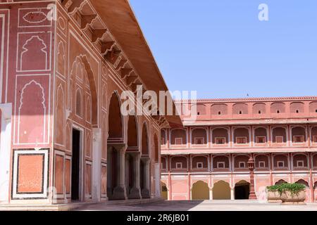 Nahaufnahme von Diwan-e-Khas Äußerungen. Stockfoto