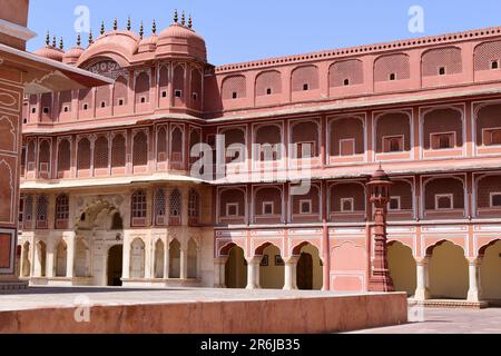 Ridhi Sidhi Pol im Stadtpalast, Jaipur. Stockfoto