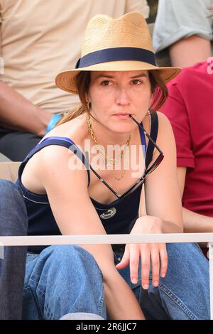 Paris, Frankreich. 09. Juni 2023. Anais Demoustier nimmt am 9. Juni 2023 an den French Open 2023 in Roland Garros in Paris Teil. Foto: Laurent Zabulon/ABACAPRESS.COM Kredit: Abaca Press/Alamy Live News Stockfoto