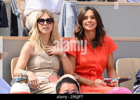 Paris, Frankreich. 09. Juni 2023. Marine Lorphelin nimmt am 9. Juni 2023 an den French Open 2023 in Roland Garros in Paris Teil. Foto: Laurent Zabulon/ABACAPRESS.COM Kredit: Abaca Press/Alamy Live News Stockfoto